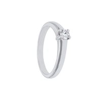 Anello Babila Milano Donna Forever in Oro bianco Diamante 0.10 Ct BBA21010B - BBA21010B